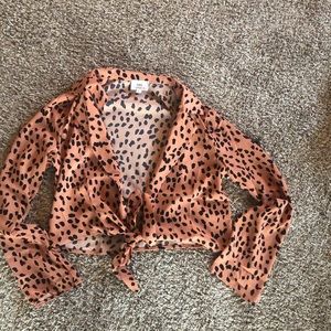 Crop top blouse